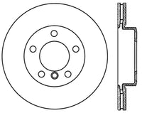 StopTech Sport Slotted (CRYO) 10-15 BMW X1 Front Right Rotor