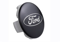 Ford Racing Ford Car Black & Chrome Wheel Center Cap Kit - Satin