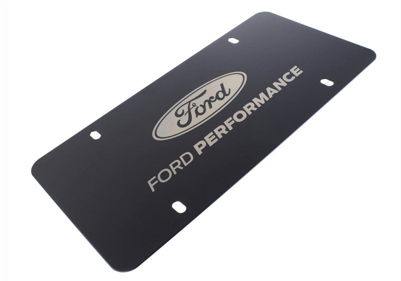 Ford Racing Black Stainless Steel Marque Plate