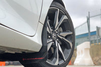 Rally Armor 16-21 Honda Civic Si Coupe White UR Mud Flap w/ Black Logo