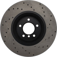 StopTech 07-13 BMW 335i Drilled Sport Cryo Right Front Rotor