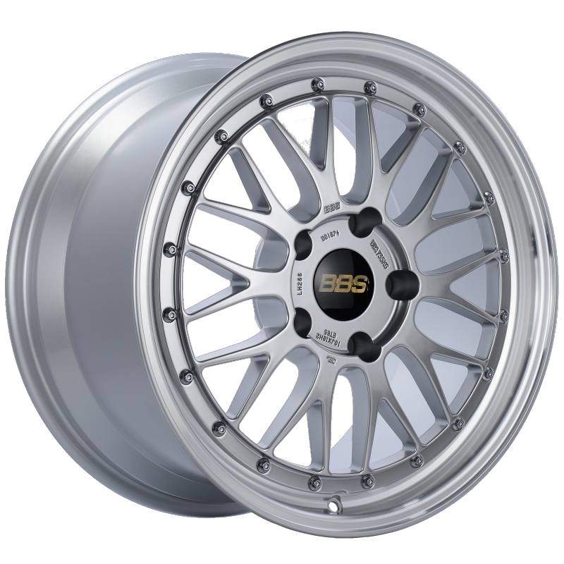 BBS LM 18x10 5x130 ET65 CB71.6 Diamond Silver Center Diamond Cut Lip Wheel