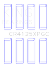 King Subaru EJ20/EJ22/EJ25 (Suites 52mm Journal Size) Tri-Metal Coated Rod Bearing Set - Size STD