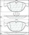 StopTech 11-13 BMW 535i Street Select Front Brake Pads