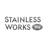 Stainless Works 1997-04 Corvette C5 2-1/2in Axleback Quad Rolled Edge Tips