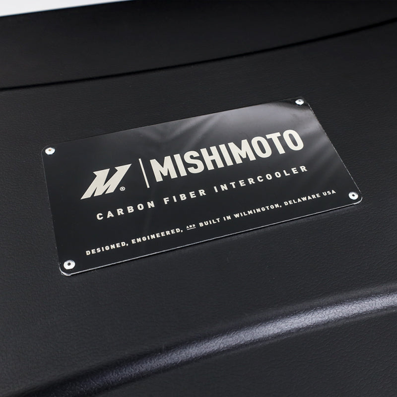 Mishimoto Universal Carbon Fiber Intercooler - Matte Tanks - 525mm Gold Core - S-Flow - G V-Band