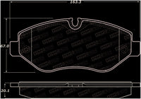 StopTech Sport Brake Pads w/Shims - Rear