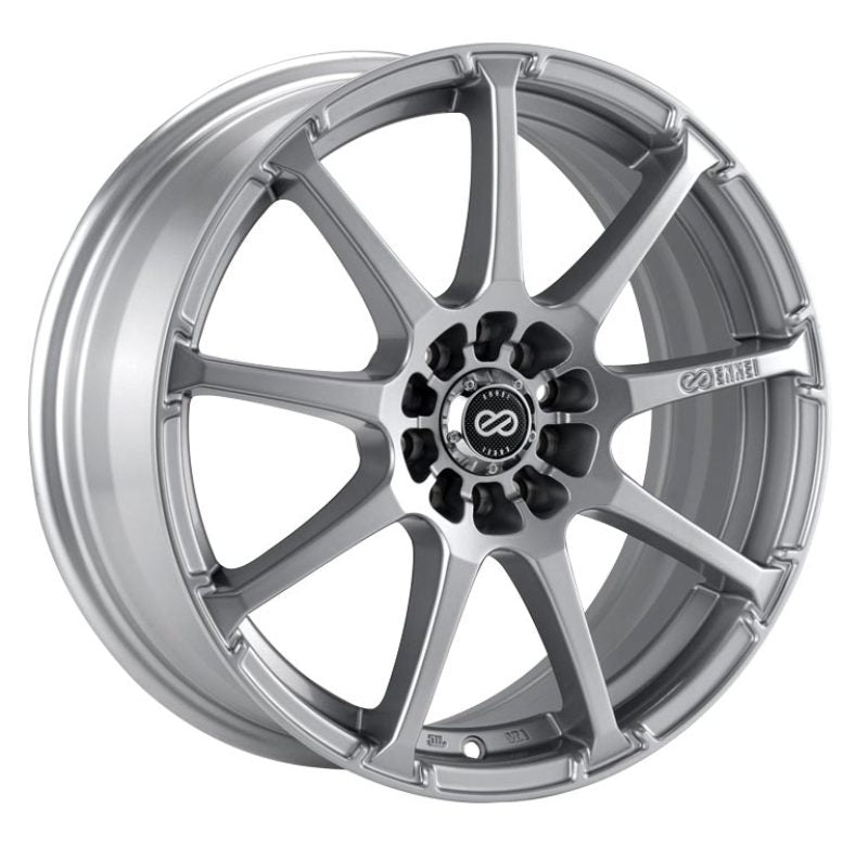 Enkei EDR9 17x8 5x100/114.3 45mm Offset 72.6 Bore Diameter Silver Wheel