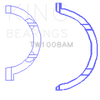 King Engine Bearings Nissan QR25DE DOHC 16 Valve Thrust Washer Set