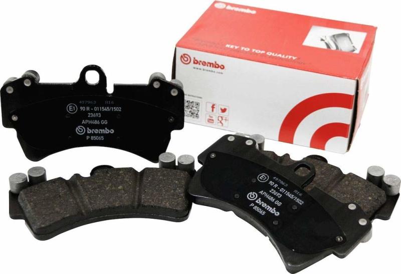 Brembo 09-19 Dodge Challenger/06-19 Charger Front Premium NAO Ceramic OE Equivalent Pad