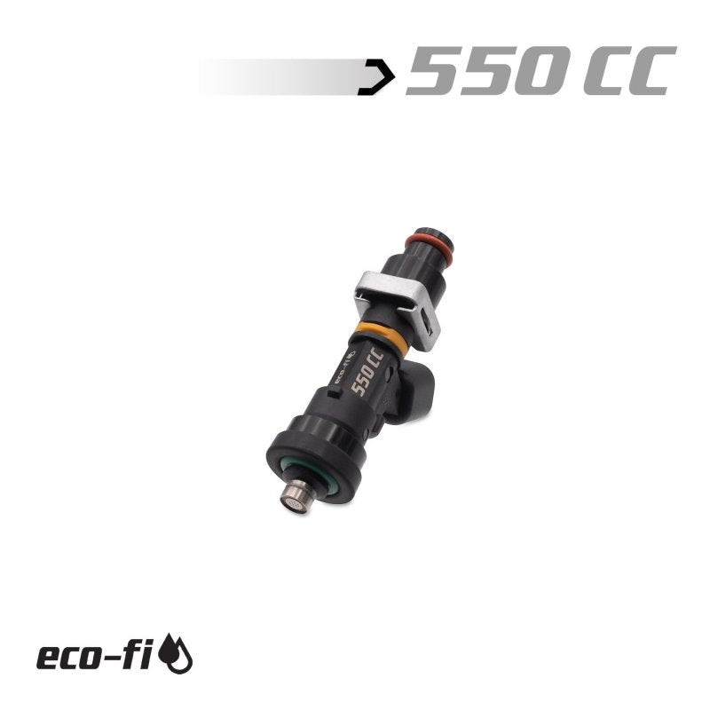 BLOX Racing Eco-Fi Street Injectors 550cc/min w/1/2in Adapter Honda B/D/H Series (Single Injector)