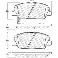 StopTech 11-15 Kia Optima Street Touring Front Brake Pads