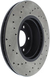 StopTech Sport Cross Drilled Brake Rotor - Front Right