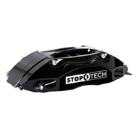 StopTech 01-07 BMW M3 BBK Front w/ Black ST-40 Calipers Slotted 355x32mm Rotors Pads and SS Lines