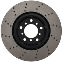 StopTech 01-06 BMW M3 Drilled Left Front CRYO Rotor