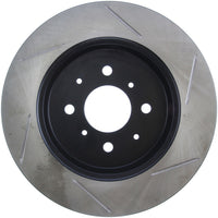 StopTech 02-03 Honda Civic Si Hatchback Slotted Left Rear Rotor