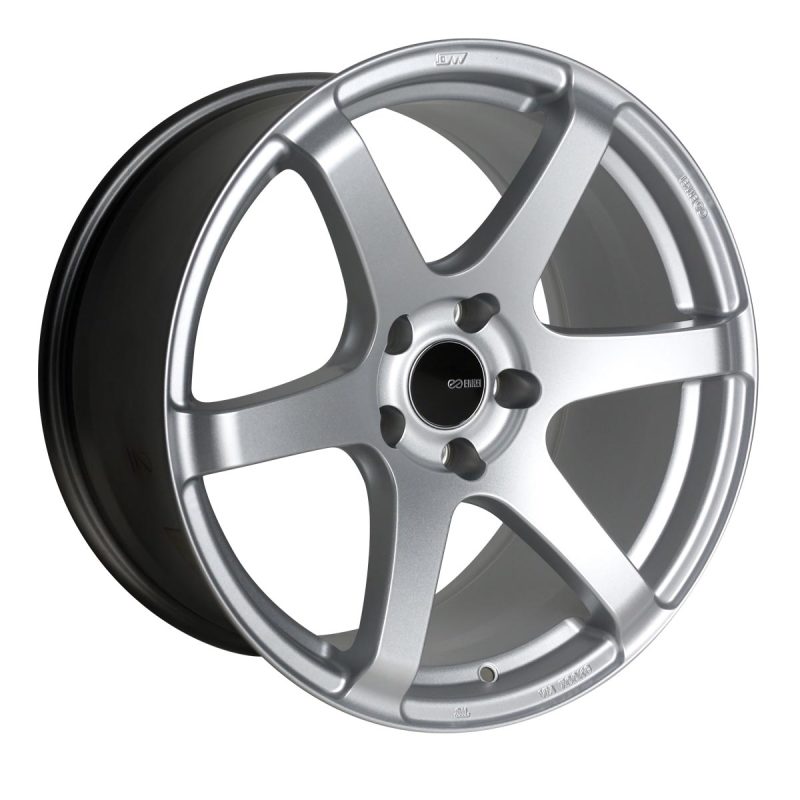 Enkei T6S 18x9.5 15mm Offset 5x114.3 Bolt Pattern 72.6 Bore Matte Silver Wheel