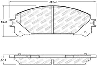StopTech Street Select Brake Pads w/Hardware - Front