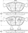 StopTech Performance Brake Pads