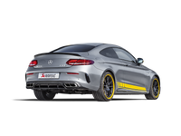 Akrapovic 16-17 AMG C63 Coupe Evolution Line Cat Back (Titanium) w/ Carbon Tips (Req. Link Pipe)