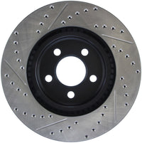 StopTech 05-13 Chrysler300/300C / 09-12 Dodge Challenger Front Left Drilled & Slotted Rotor