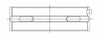 ACL Toyota/Lexus 2JZGE/2JZGTE 3.0L 0.25 Oversized High Performance Main Bearing Set