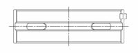 ACL Toyota/Lexus 2JZGE/2JZGTE 3.0L 0.25 Oversized High Performance Main Bearing Set