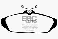 EBC 01-02 Dodge Viper 8.0 Yellowstuff Rear Brake Pads