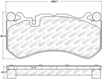 StopTech Street Select 14-18 Audi RS7 Front Brake Pads