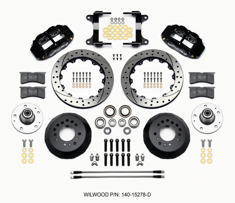 Wilwood Narrow Superlite 6R Front Hub Kit 12.88in Drilled 82-92 Camaro//Firebird