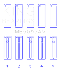 King Engine Bearings Toyota 1E/2E (1.3L) (Size STD) Performance Main Bearing Set