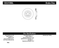 StopTech 12-13 Ford Mustang GT 5.0L V8 Drilled Left Front Rotor