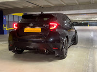 Rally Armor 20-26 Toyota GR Yaris Black Mud Flap w/White Logo