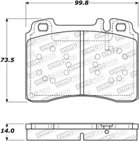 StopTech Street Brake Pads - Front