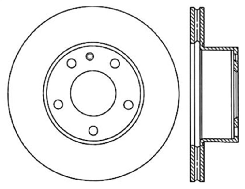 StopTech Drilled Sport Brake Rotor