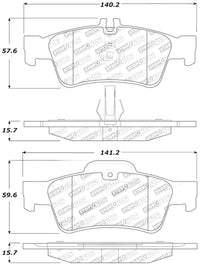 StopTech Street Touring Mercedes Benz Rear Brake Pads