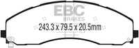 EBC 2017+ Ford F-450 Greenstuff Front Brake Pads