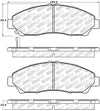 StopTech Street Select Brake Pads - Front