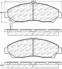 StopTech Street Select Brake Pads - Front