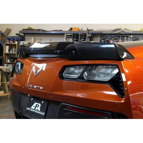 APR Performance - Chevrolet Corvette C7 Z06 Rear Deck Track Pack Spoiler With APR Wickerbill 15+