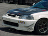 J's Racing Carbon Fiber Canards: 99-00 Civic (EK9)