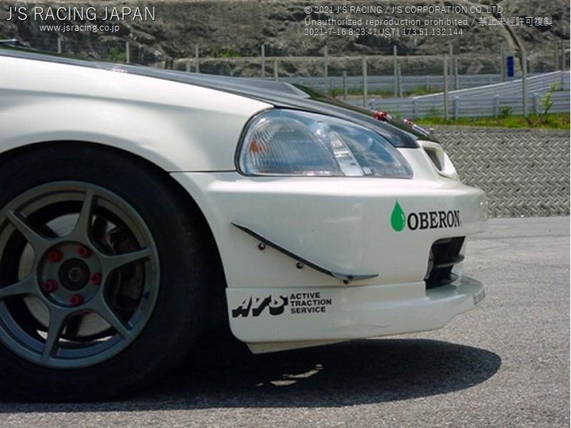 J's Racing Carbon Fiber Canards: 99-00 Civic (EK9)