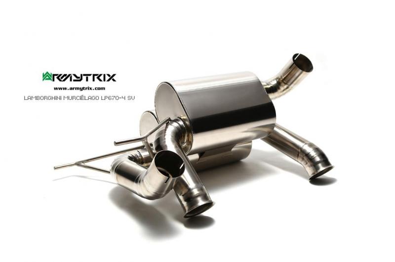 Armytrix Valvetronic Titanium Exhaust: Lamborghini Murcielago LP640-4