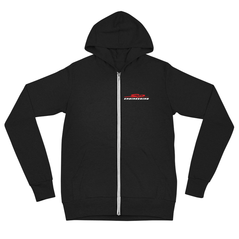 SP Engineering Unisex zip hoodie