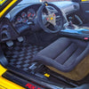 P2M Checkered Race Floor Mats 1993-1995 Mazda FD3S RX7