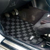 P2M Checkered Race Floor Mats - Front & Rear 2003-2007 Infiniti G35 Coupe/Sedan